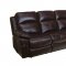 Warner Power Motion Sofa in Wine Fabric by NCFurniture