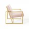 Inspire Accent Chair in Pink Velvet by Modway