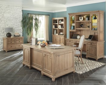 Florence 801641 Office Desk in Rustic Smoke by Coaster [CROD-801641 Florence]