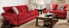 SM5047 Inverness Sofa in Red Fabric w/Options