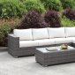 Somani CM-OS2128-14 Outdoor Sectional Sofa & Coffee Table Set