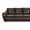 Mahogany Bonded Leather Modern Sofa & Loveseat Set w/Options