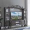 House Delphine TV Stand 91988 in Charcoal by Acme w/Options