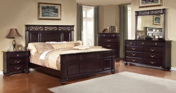 CM7139 Syracuse Bedroom in Dark Walnut w/Options [FABS-CM7139 Syracuse]