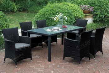 212 Outdoor Patio 7Pc Table Set by Poundex w/Options [PXOUT-212]