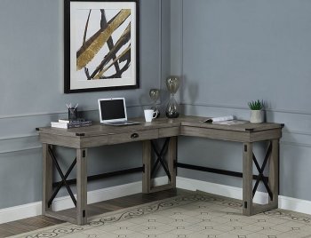 Talmar Writing Desk OF00054 in Weathered Gray by Acme [AMOD-OF00054 Talmar]