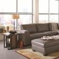 500805 Joaquin Sectional Sofa in Grey Leatherette by Coaster