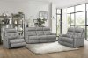 Lambent Motion Sofa & Loveseat Set 9529GRY Gray by Homelegance