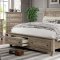 Willa Transitional Bedroom CM7568 in Gray w/Options