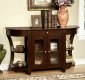 Newell Console Table CM-AC141 in Dark Cherry w/4 Open Shelves