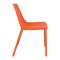 Clover Set of 4 Dining Chairs CL17OR in Orange by LeisureMod