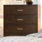 Tobacco 1735 Vernada Modern Bedroom by Homelegance w/Options