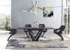 D92011DT Dining Table in Black by Global w/Optional D7012 Chairs