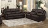 Clarkdale Recliner Sofa 9928DBR in Dark Brown by Homelegance