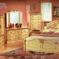 Natural Finish Classic Bedroom w/Optional Casegoods