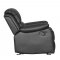 Clarkdale Recliner Sofa 9928BLK in Black by Homelegance