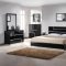 Lucca Bedroom Set 6Pc in Black Lacquered Finish by J&M