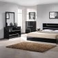 Lucca Bedroom in Black Lacquered by J&M w/Options