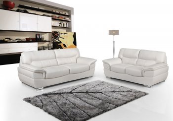 Calbeau 443001 Sofa & Loveseat in Leather by New Spec [NSS-443001 Calbeau]