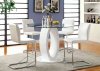 Lodia II CM3825WH-RPT 5Pc Counter Height Dinette Set w/Options