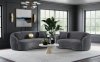 Brookside Sofa 504844 in Dark Gray Velvet by Coaster w/Options