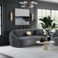 Brookside Sofa 504844 in Dark Gray Velvet by Coaster w/Options