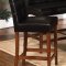 Medium Brown Cherry Dinette w/Storage Pedestal Base Table