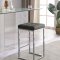 Nicola Counter Stool 905 Set of 2 Grey Faux Leather by Meridian