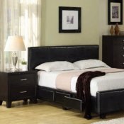 CM7009 Burlington Bedroom w/Leatherette Platform Bed & Options