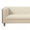 Fairbanks Sofa in Cream Fabric 506481 by Coaster w/Options