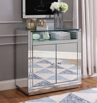 Nysa Console Table 97577 in Mirror by Acme