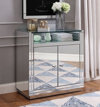 Nysa Console Table 97577 in Mirror by Acme [AMCT-97577-Nysa]