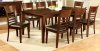 Hillsview I CM3916T-78 Dining Room 7Pc Set in Brown Cherry