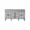 Varian Dining Table 66160 in Mirrored by Acme w/Options