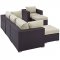 Convene Outdoor Patio Sectional Set 6Pc EEI-2207 by Modway