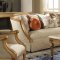 Daesha Sofa 50835 Beige Fabric & Antique Gold - Acme w/Options