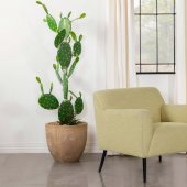 Darlene Accent Chair 905639 in Lemon Fabric by Coaster