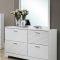 Natalie Bedroom Set in White by Global w/Options