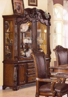 60055 Agate Buffet w/Hutch in Cherry by Acme