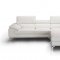 Nila A973 Sectional Sofa in White Premium Leather by J&M