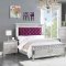 Varian Kids Bedroom BD01279T Burgundy Velvet & Mirrored by Acme