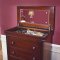 Versaille Bedroom Set 5Pc 1040 in Bordeaux by NCFurniture