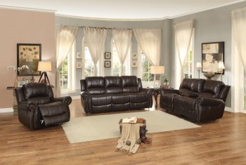 Annapolis Motion Sofa 8489BRW by Homelegance w/Options [HES-8489BRW Annapolis]