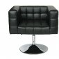 Celine Chair in Black Leatherette by Whiteline Imports