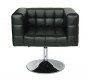 Celine Chair in Black Leatherette by Whiteline Imports