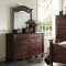 Manfred Bedroom in Dark Walnut by Acme w/Optional Casegoods