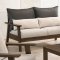 Louis Sofa & Loveseat Set CM6911 in Charcoal & Beige w/Options