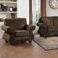 Mandeville Sofa 8239 in Brown Chenille Fabric by Homelegance