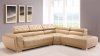 8096 Sectional Sofa in Honey Bonded Leather