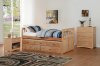 Bartly Bed B2043PRW in Natural Pine w/Trundle by Homelegance